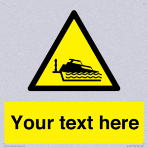 Custom warning grounding cruiser on lock cill